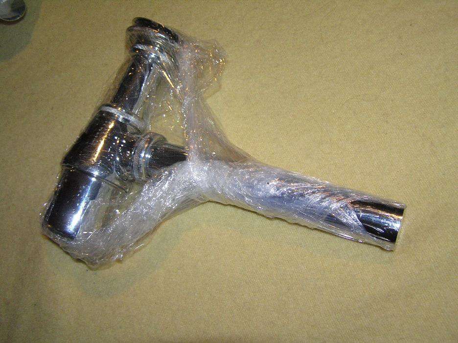 sifon inox cu ventil si dop rulota
