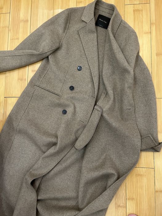 Длинное женское пальто Massimo Dutti