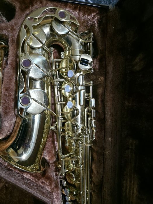 Алт саксофон Yamaha yas 32 purple logo made in japan