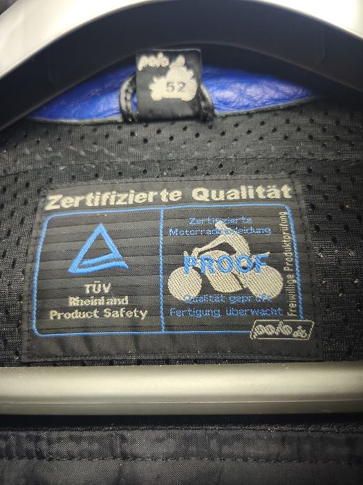 Кожено мото яке FLM