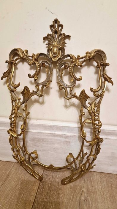 Масивна барокова рамка, декоративен елемент– Месинг, 45см, 1.360кг