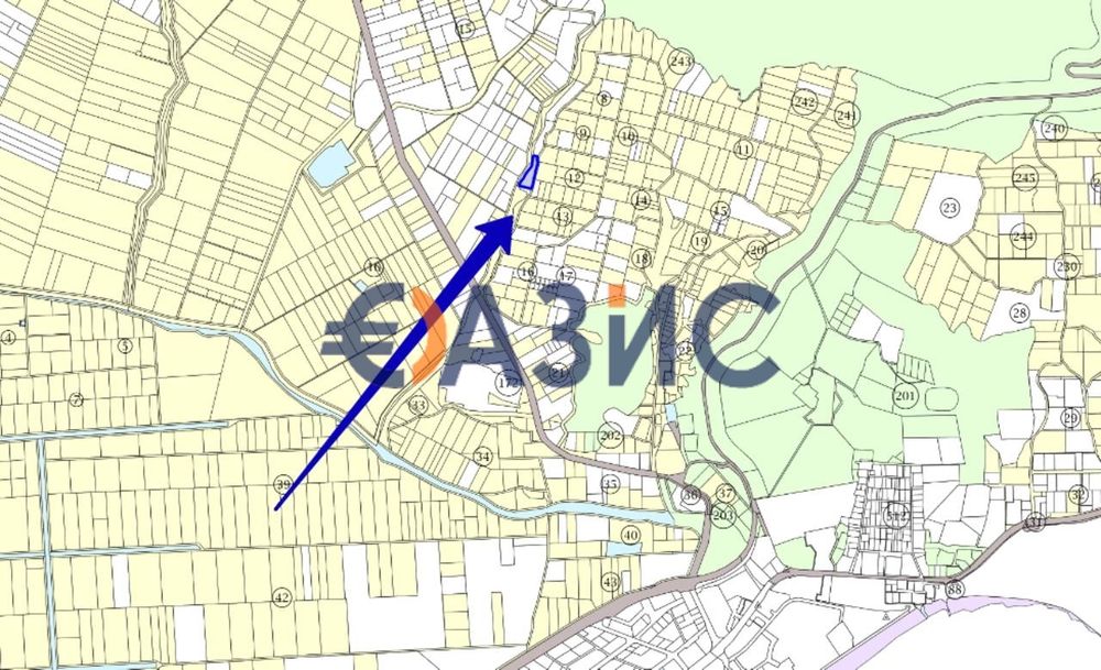 Урбанизиран парцел, 3000 кв. м, с. Кошарица, България,