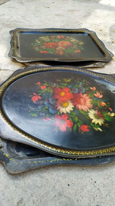 Антиквар,подносы, предметы интерьера