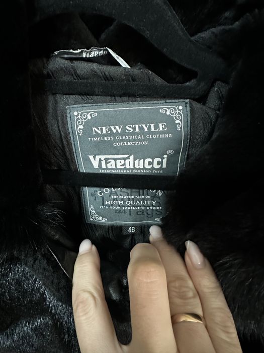 Шуба мутон норка