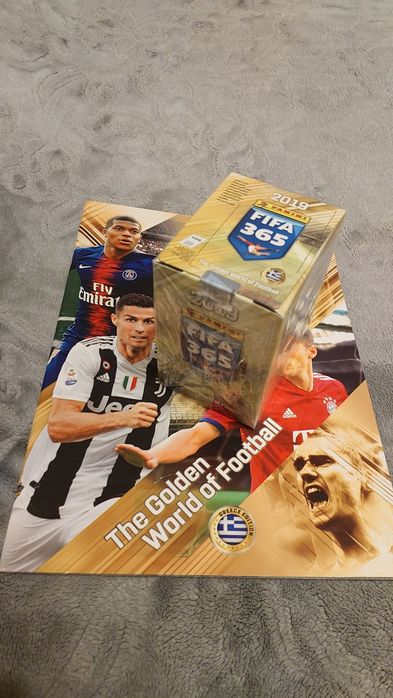 FIFA 2019 PANINI новый, запечатанный бокс наклеек + новый альбом