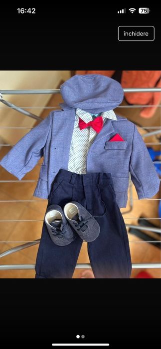 Costum pentru botez 3-6 luni