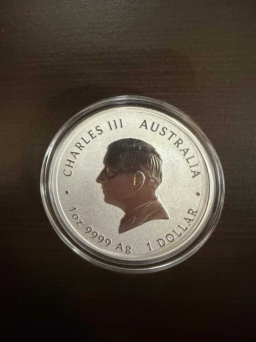 Сребърна монета Лунар 3 змия