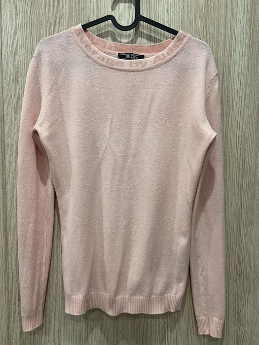 Алеса Alessa Пуловер от фино плетиво Sweet pink