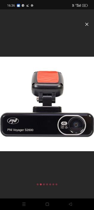 Camera auto DVR PNI Voyager S2600, 4K, Ultra HD, WiFi, G-Senzor