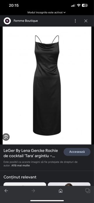 Vand rochie satin LeGer by Lena Gercke