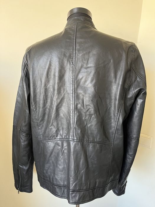 Geaca piele , Selected/Homme , impecabila