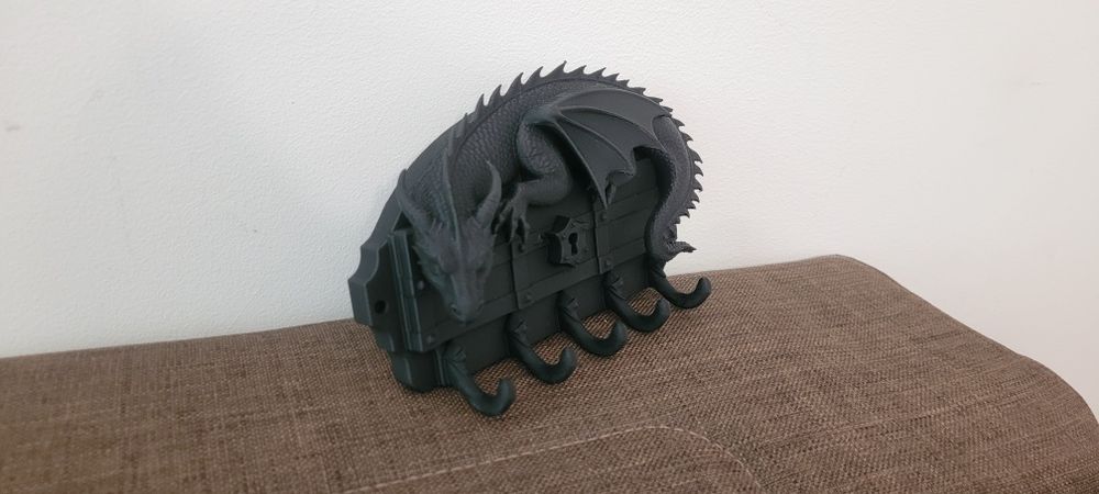 Suport Chei Dragon Decorativ – Imprimat 3D