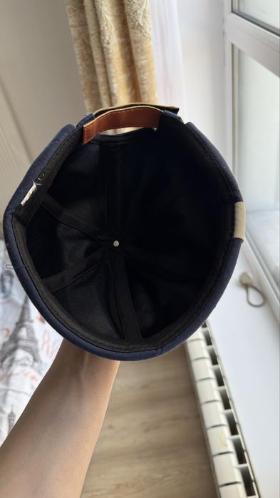 Шапка докер, универсальный, темно-синий