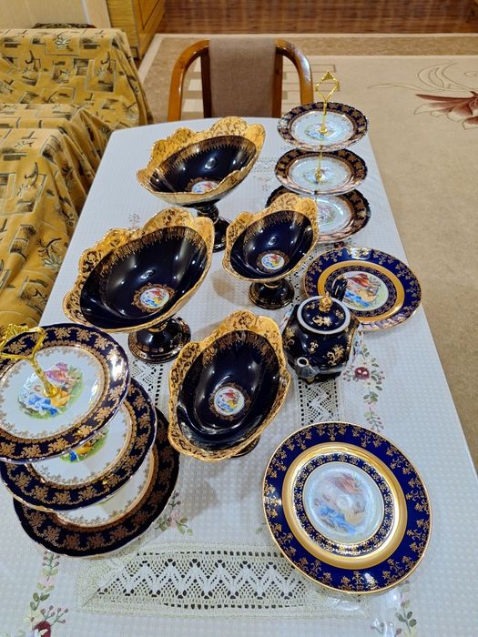 Сервис "МАДОННА" Кобальт оргинал!. 

Ваза