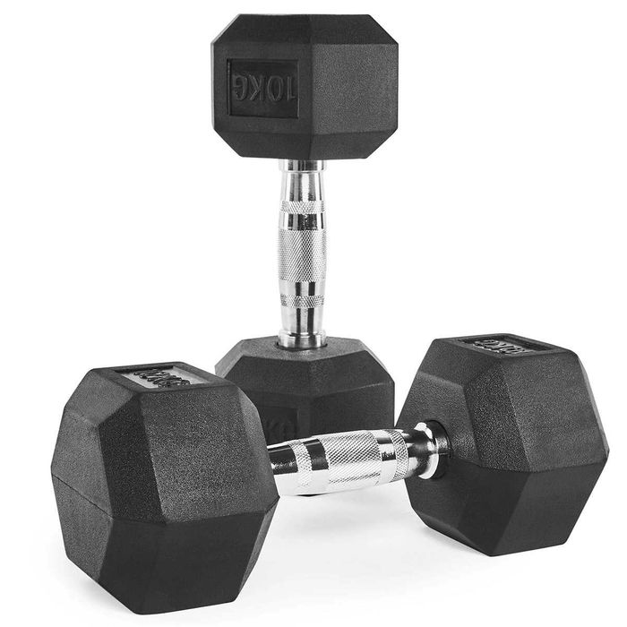 Сет Гири Хекс 1 до 10 кг (10 двойки) , Хексагонални Дъмбели
