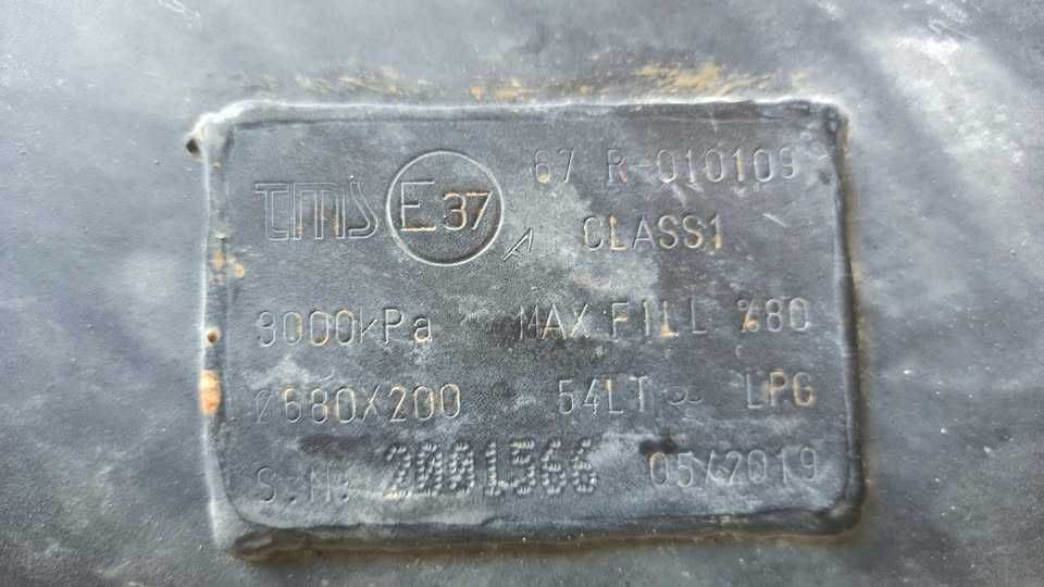 газова бутилка 680 / 200 54 литра