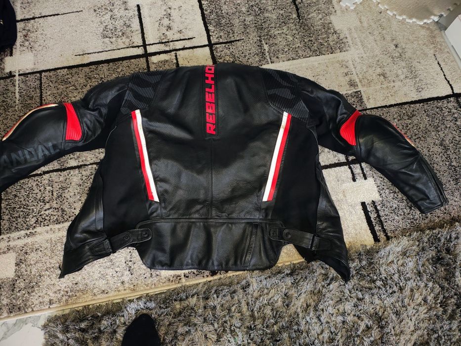 Geaca moto piele Reblonhorn Vandal marimea 52