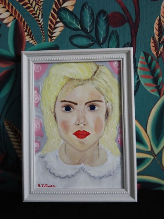 Tablou românesc " fata avocatului_Sara. Semnat Tu