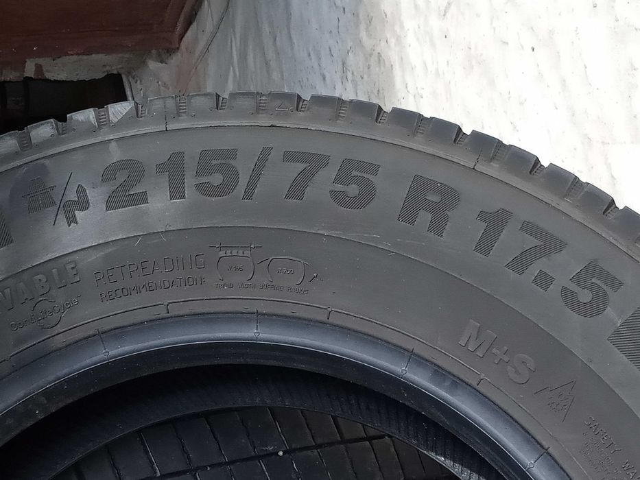 4 тежкотоварни гуми 215/75R17.5 Continental Hybrid LD3 126/124M 12PR