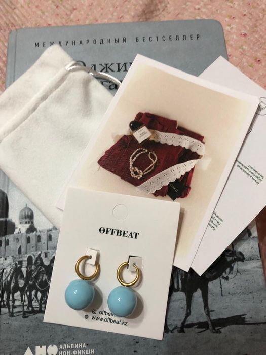 Серьги Offbeat нержавеющая сталь