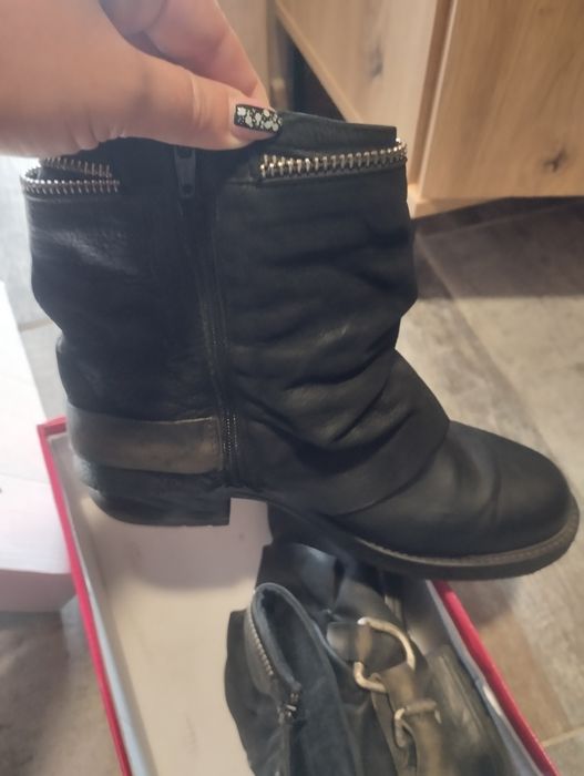 Боти естествена кожа