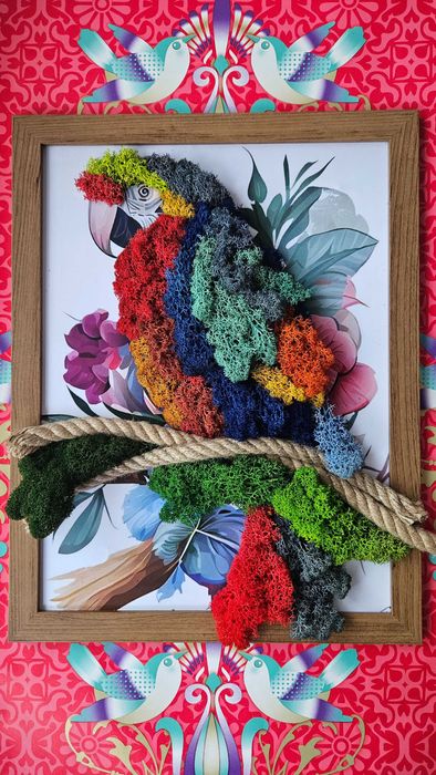 Декоративни пана със скандинавски мъх.