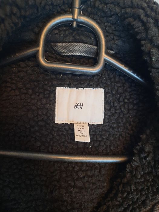 Geaca denim îmblănite H&M