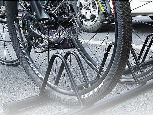 Паркинг вело стойка за три колелета
