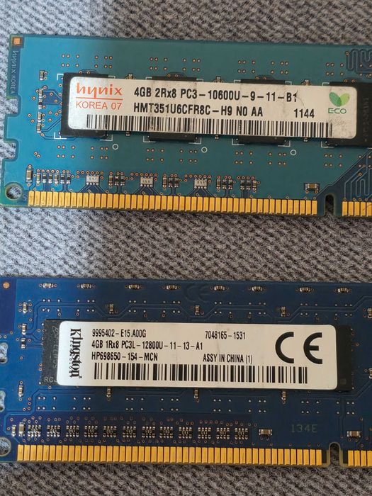 Vind 2buc DDR3- 4gb bucata se vind toate la prețul afisat.