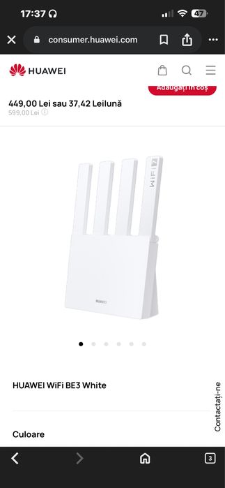 Vand router Huawei wifi be3 white