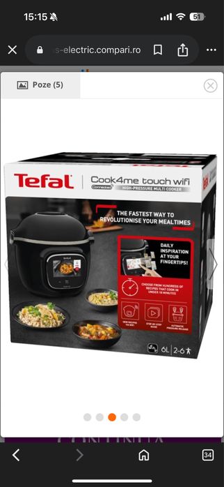 Tefal cook4me nou