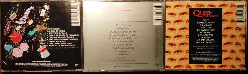 Vand CD-uri  originale cu  Queen