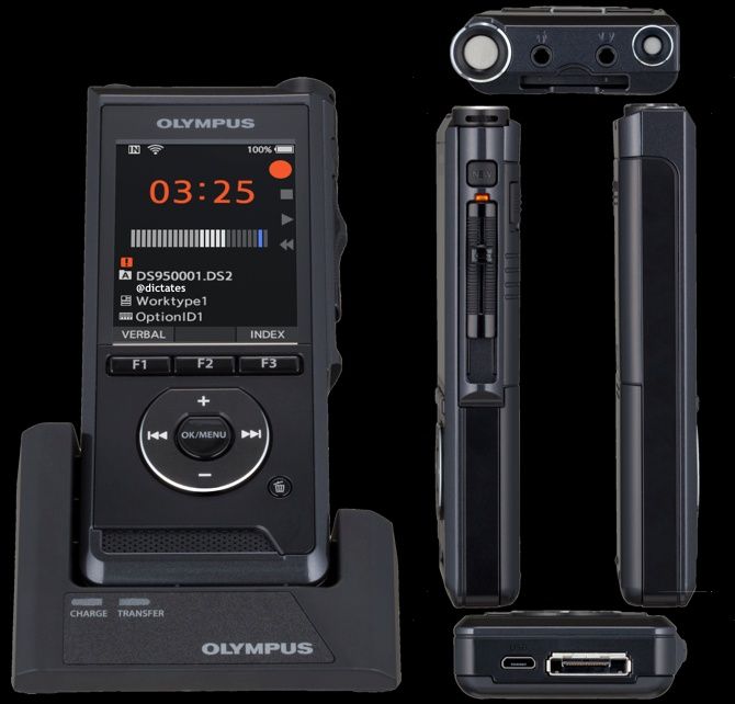 1900 lei în magazine reportofon Olympus DS-9500 color profesional stereo