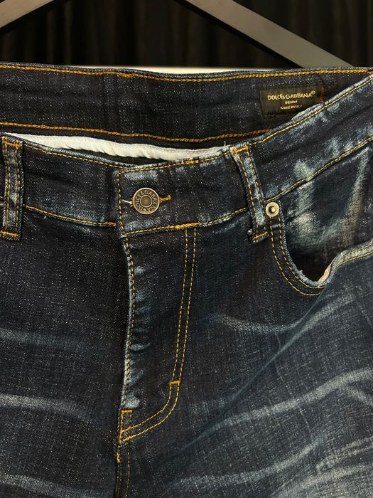 Blugi Dolce & Gabbana Denim DG Logo – Made in Italy – Mărimea 44