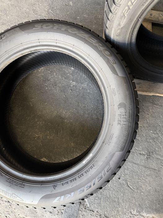4 anvelope iarna 215/55/17 , Pirelli , 6.7 mm , DOT 2023 !