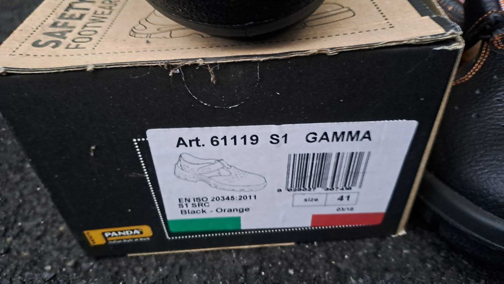 Работни обувки от естествена кожа, на марката Panda, от серията Gamma