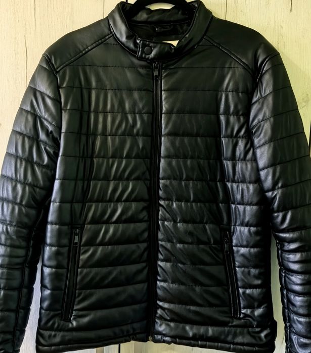 Мъжко Кожено Яке М-Размер*