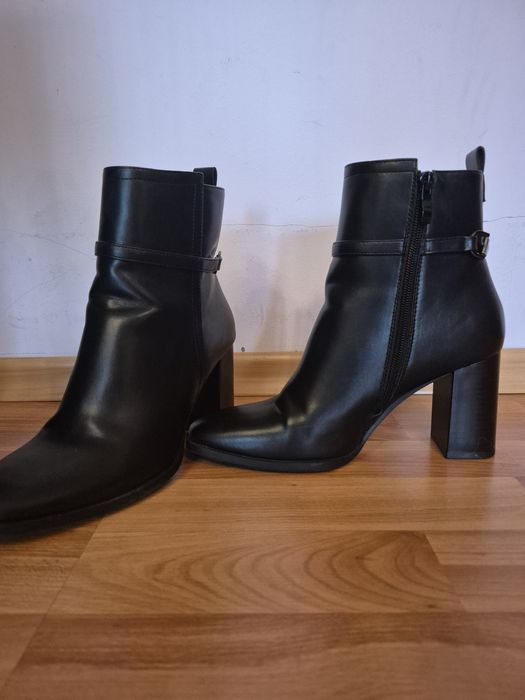 Черни боти еко кожа 38 номер