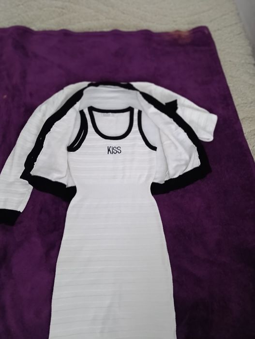 Compleu dama rochie și cardigan