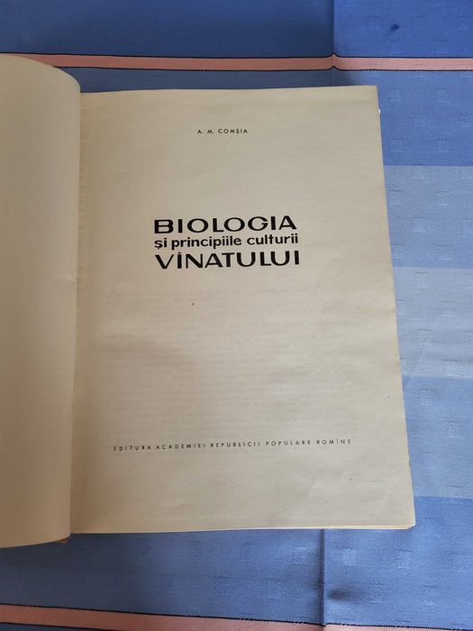 Vand  carte Biologia si pricipiile culturii Vanatului