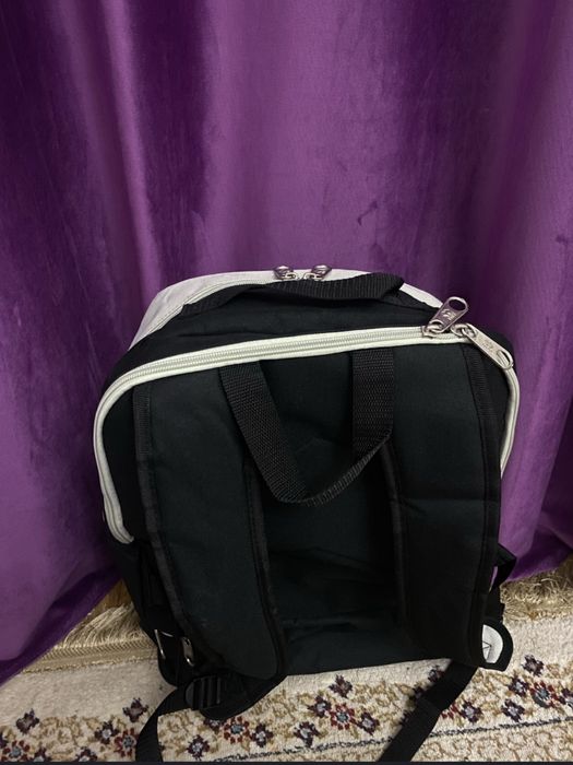 errea рюкзак в черно белом цвете