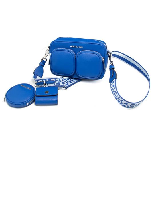 Синя чанта Michael Kors