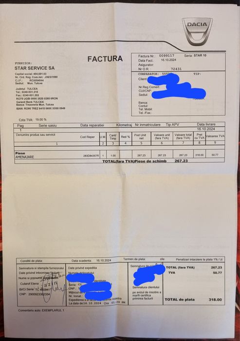 Suport pentru smartphone compatibil cu YouClip (Dacia Original) 283D8