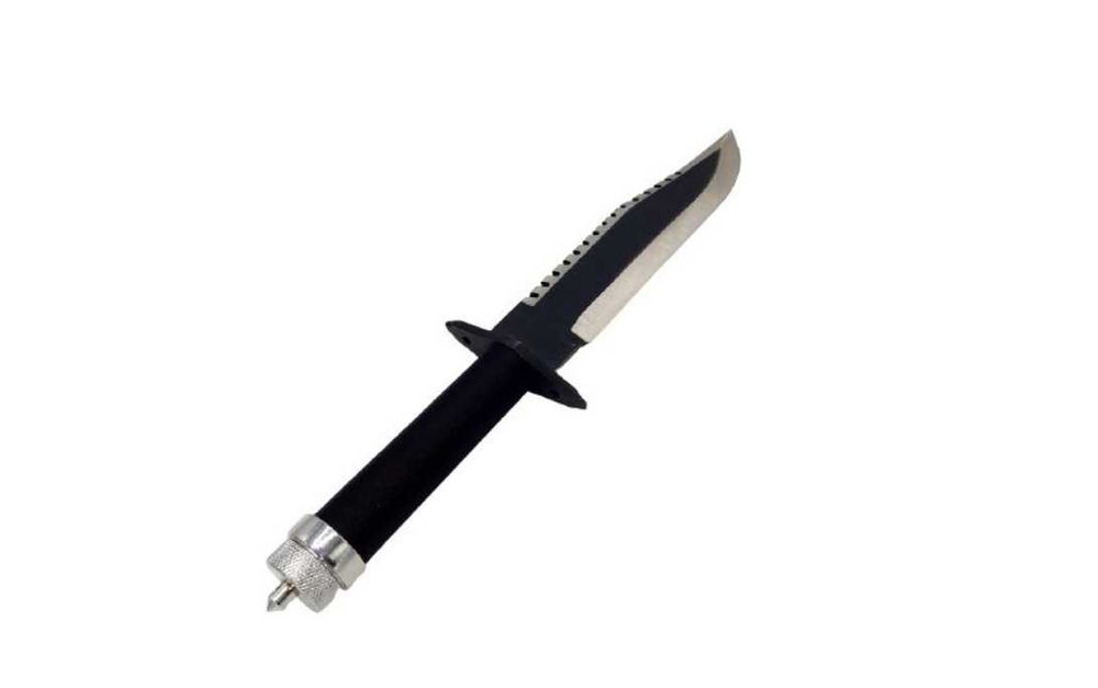 Cutit de vanatoare Rambo First Blood 2 Negru editie de colectie 40 cm