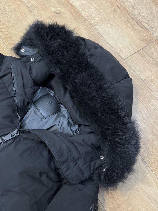 Дамско яке парка с пух Massimo Dutti XS-S със забележка