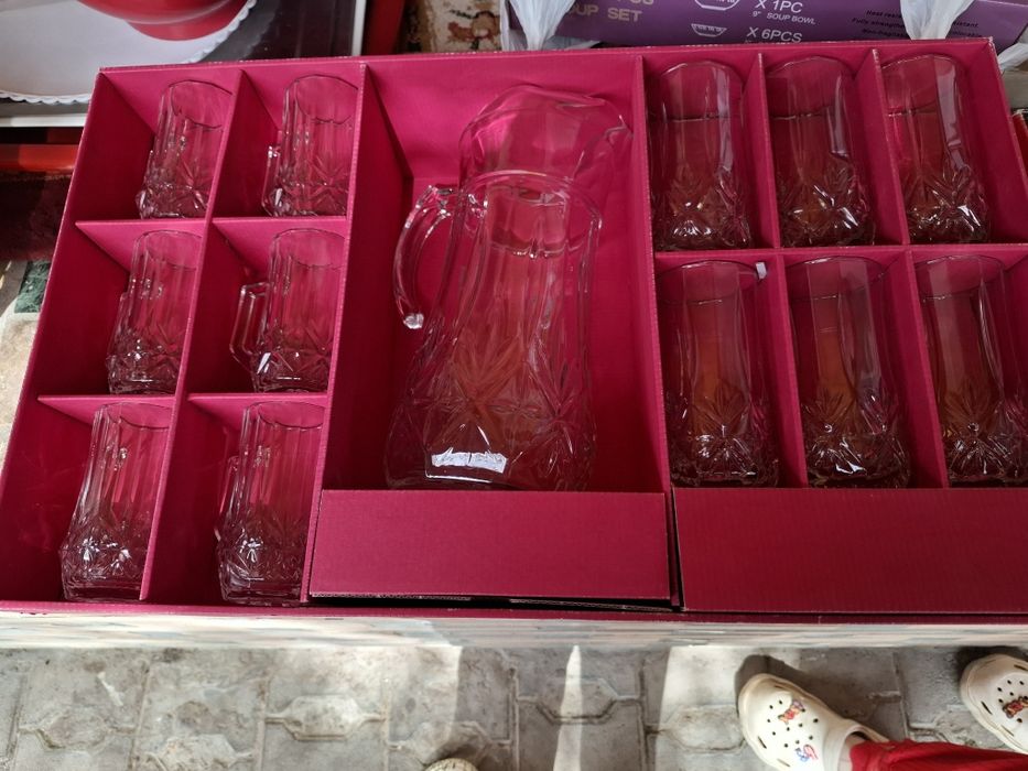 Графин с чашками, сервиз