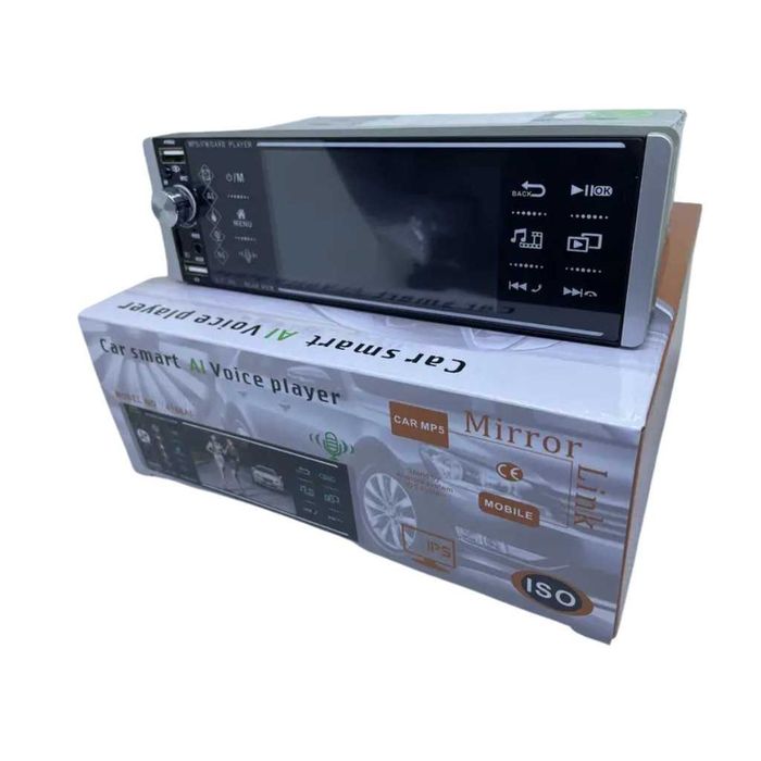 Pioneer 4168T 1DIN MP5 сензорно Авторадио Bluetooth USB SD камера за заден ход 4x50W, 4.1 Инча