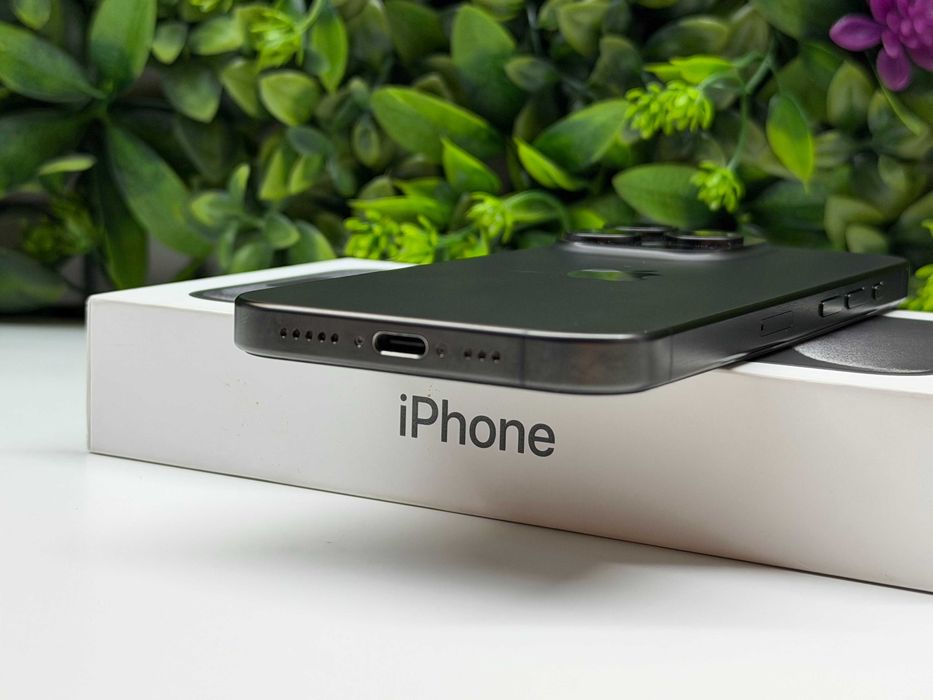 iPhone 15 Pro 128GB 100% батерия Black Гаранция (1414)