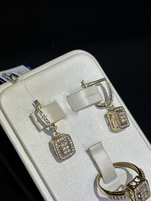 Золото 585  Комплект Кольцо