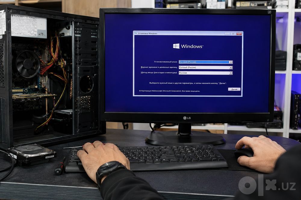 24/7.Выезд мастера. Установка Windows. Ремонт компьютеров.
